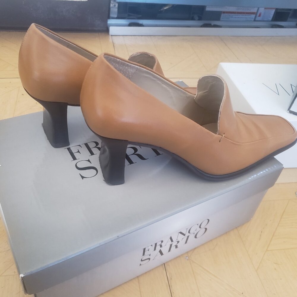 Franco Sarto Tan Pumps Size 6